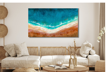 Load image into Gallery viewer, The Place Above Canvas Print Framed in Tasmanian Oak
