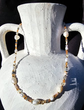 Load image into Gallery viewer, Amber Beaded Necklace
