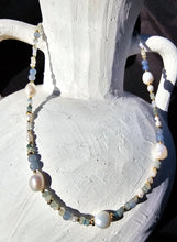 Load image into Gallery viewer, Aquamarine Beaded Necklace
