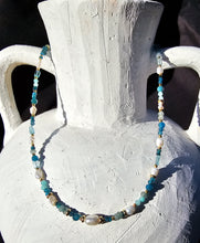 Load image into Gallery viewer, Aquamarine Beaded Necklace
