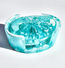 Load image into Gallery viewer, Coaster Set and Holder
